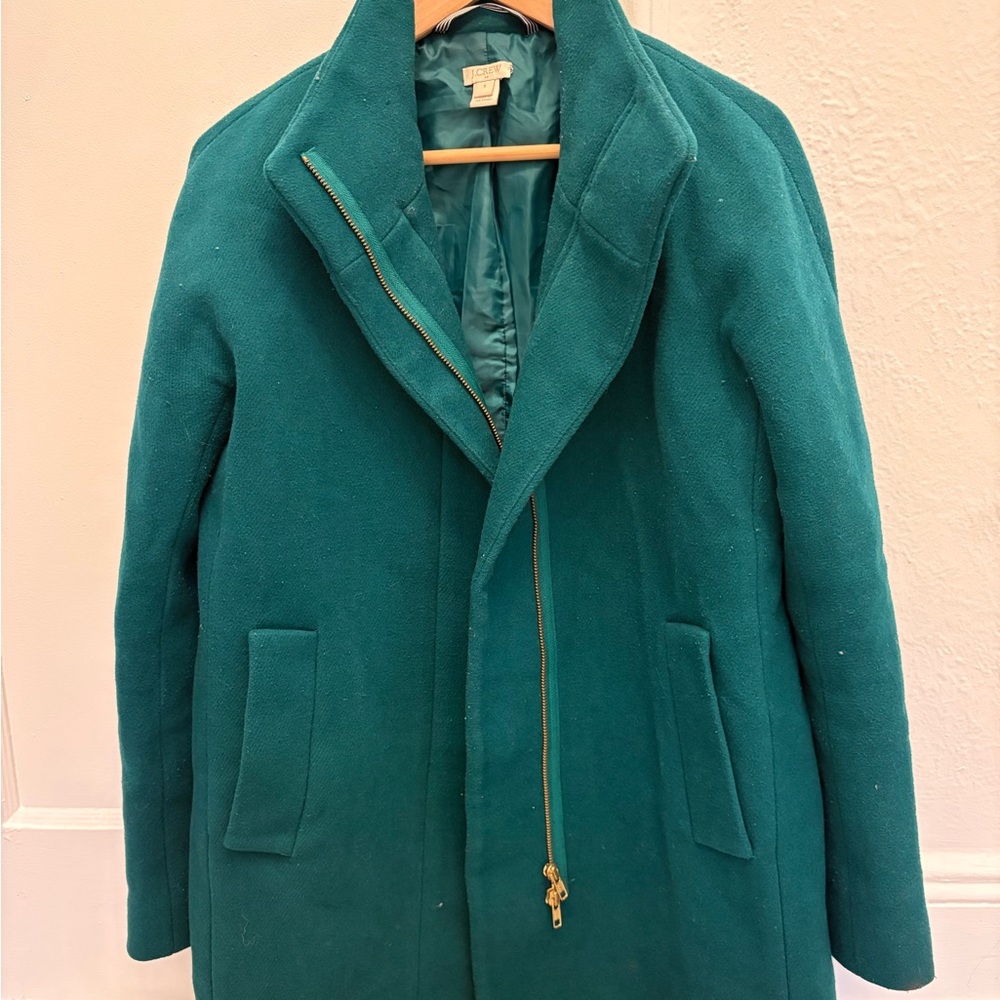 J. Crew women’s green Trench Coat